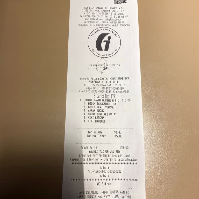 Arbys Çalışanlarına Gerekli Değeri Vermiyor