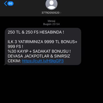 Vodafone 37 İle Başlayan Numaralardan Gelen Rahatsız Edici Mesajlar