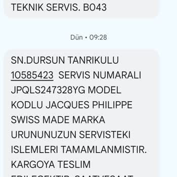 Jacques Philippe Saatim 6 Ayda İki Kez Arızalandı!