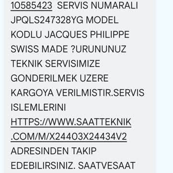 Jacques Philippe Saatim 6 Ayda İki Kez Arızalandı!