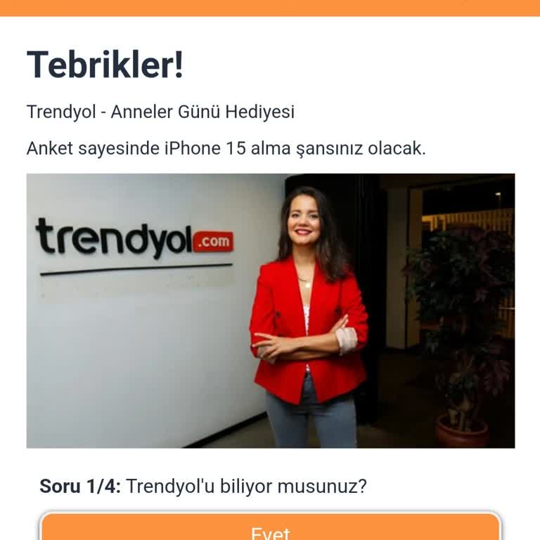 Trendyol Anneler Günü Hediyesi Linki Şikayet