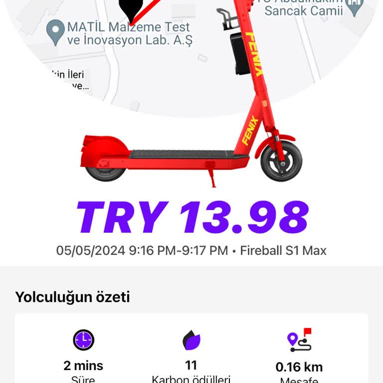 Fenix Scooter Başlatıldıktan Sonra Kapanıyor