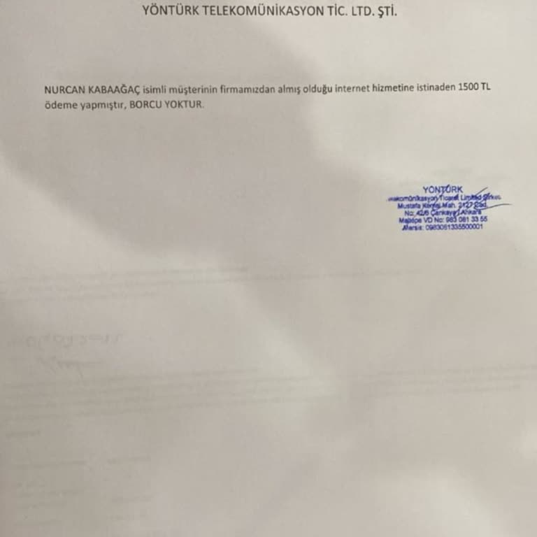 YönTürk İnternet Yöntürk E Modem Ücreti Yaptığıma Rağmen Dosya Açıldı Mesajı Aldım