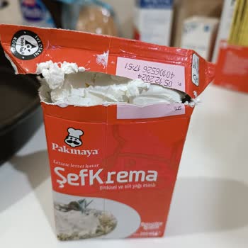 Pakmaya Şef Krema! Yazıklar Olsun!