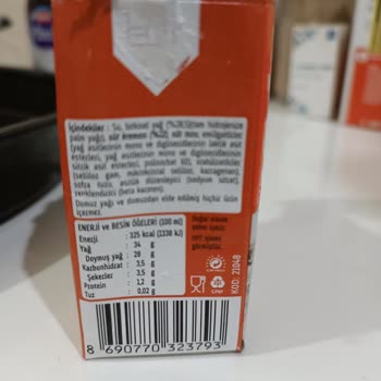 Pakmaya Şef Krema! Yazıklar Olsun!