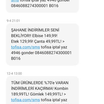 Tofisa Ürünlerin Gibi İletişim Yolun da Kalitesiz, Almaz Olsaydım!