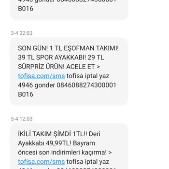 Tofisa Ürünlerin Gibi İletişim Yolun da Kalitesiz, Almaz Olsaydım!