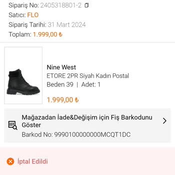 FLO Ayakkabı FLO Ürün Teslimi Sorunu Ve Müşteri Hizmetlerinin Müşteriyi Aldatması
