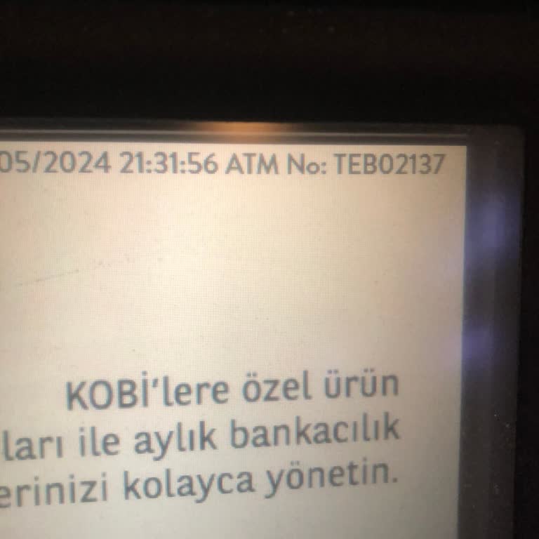 TEB ATM Paraya El Koydu