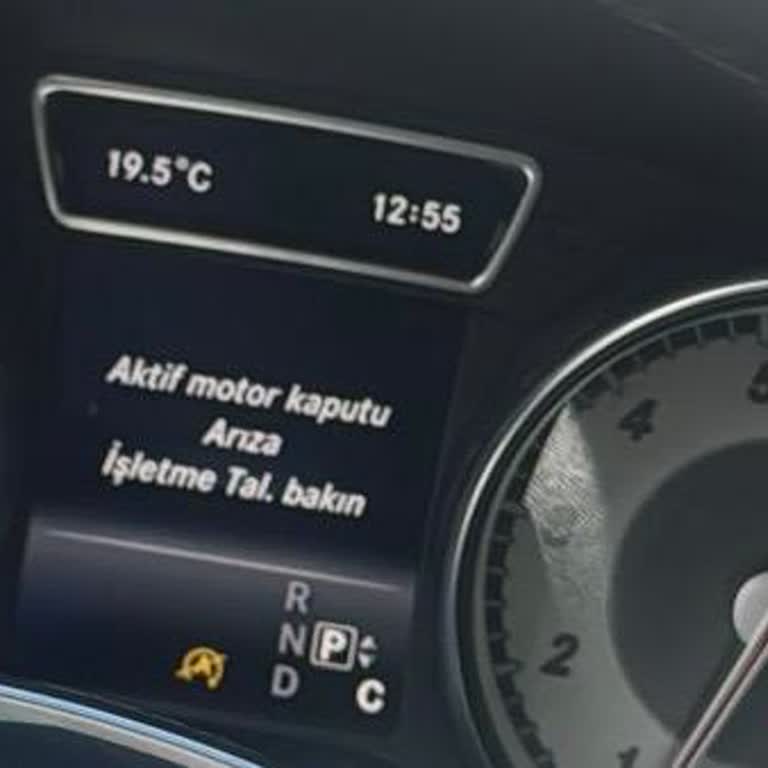 Mercedes-Benz Kronik Aktif Kaput Arızası!