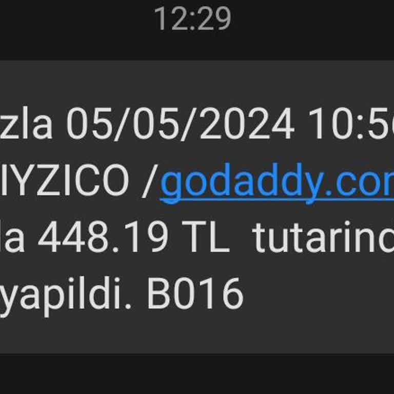 Godaddy İzinsiz Paramı Çekti!