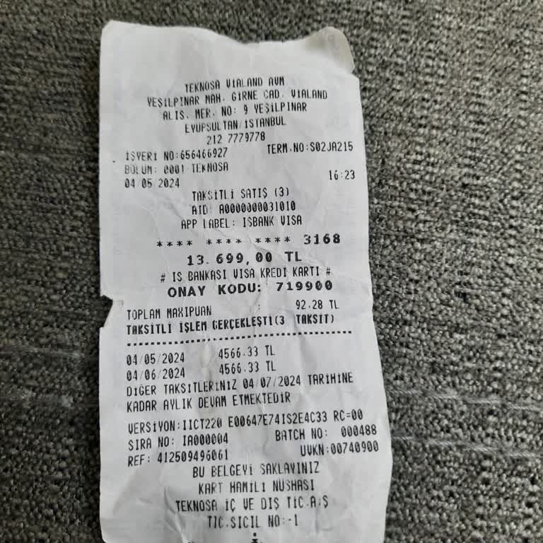 Teknosa Dikey Şarjlı Elektrik Süpürgesinin İadesi