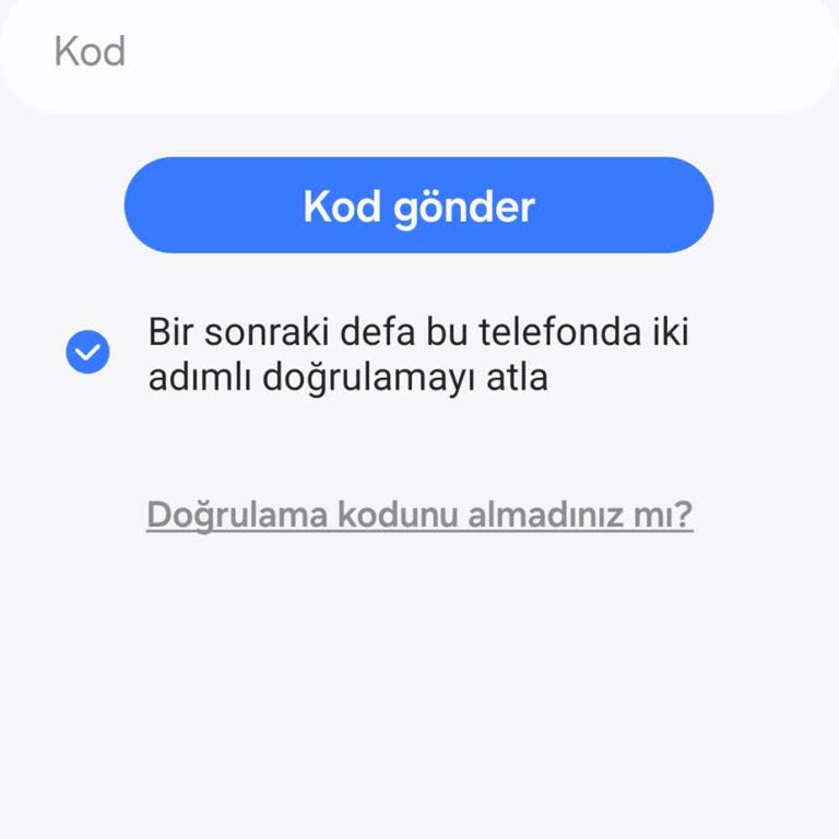 Samsung Account Eski Numarama Kod Yolluyor