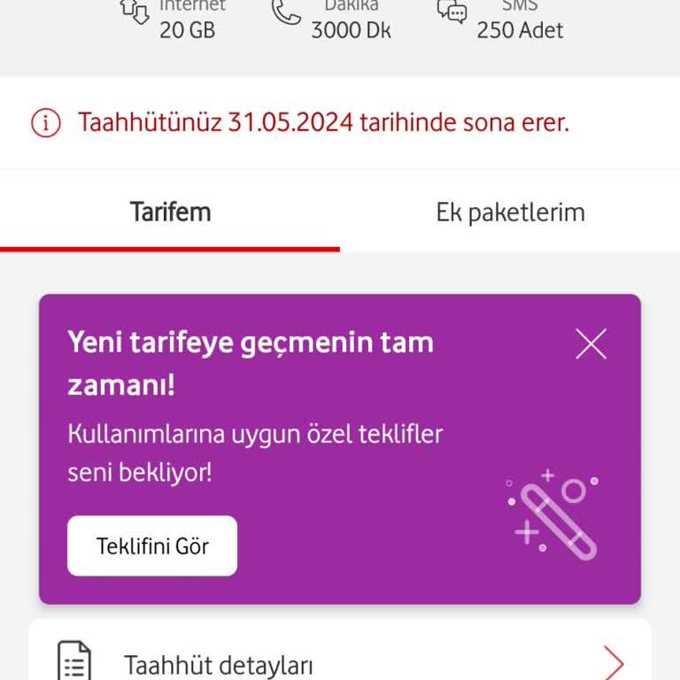 Vodafone Taahhüt Sorunu Anlaşılmazlığı