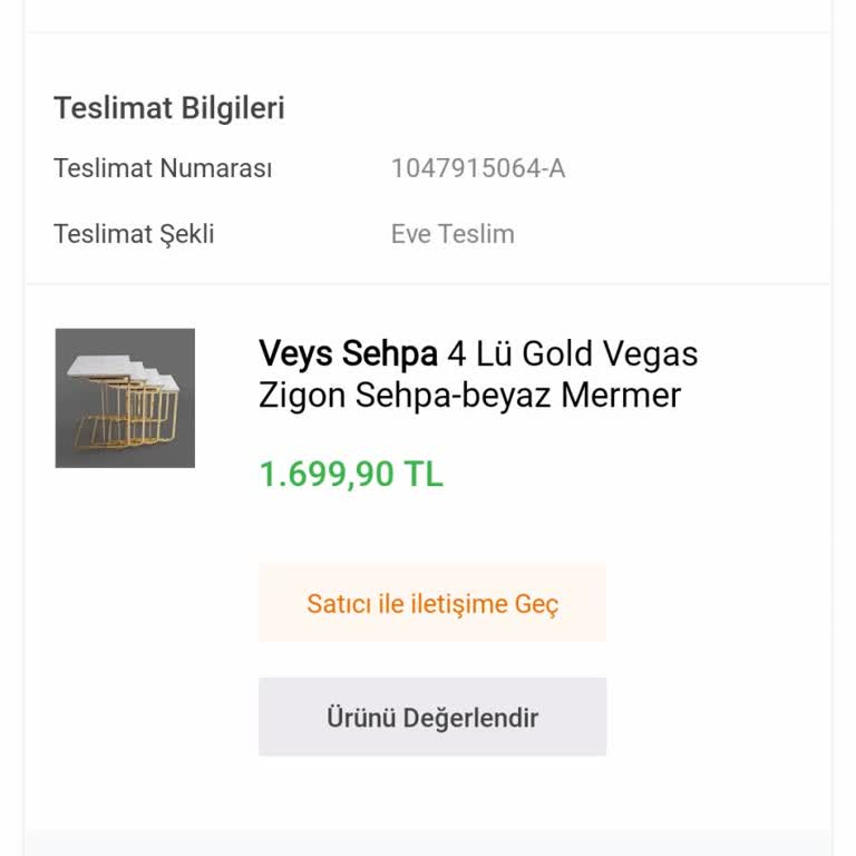Koçtaş'tan Aldığım Ürün Teslim Edilmedi.