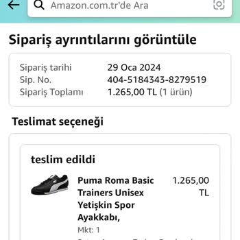 Puma Roma Ayakkabıda Çatlamalar Soyulmalar