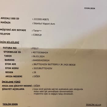 As Spor (İstanbul) Joma Marka Ayakkabı İlk Giymede Işığının Sabit Kalması