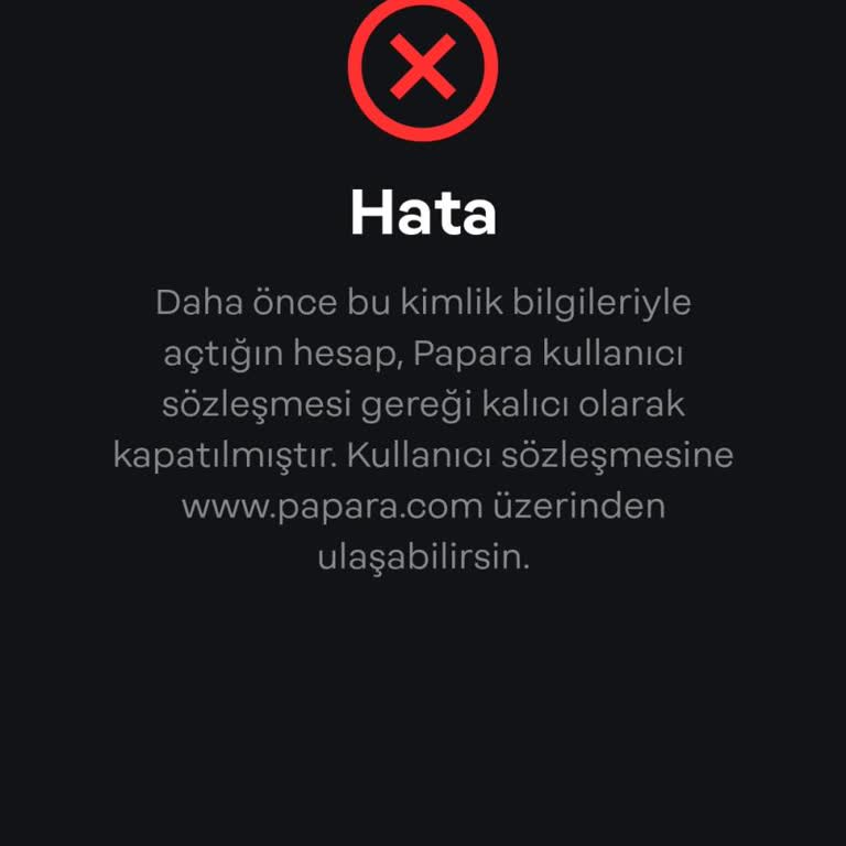 Papara Sözleşme Onayı Sonucu!