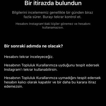 Instagram 2 Ay Geçmesine Rağmen Hesabım Açılmadı