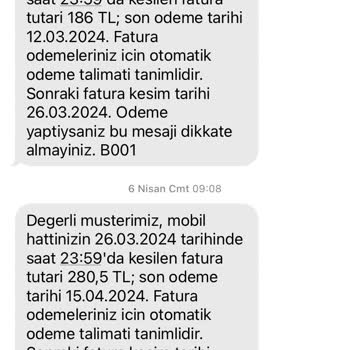 Pttcell Faturalı Hat Pişmanlıktır