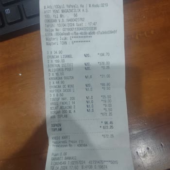 A101 Faturalarımın Tarafıma İletilmemesi