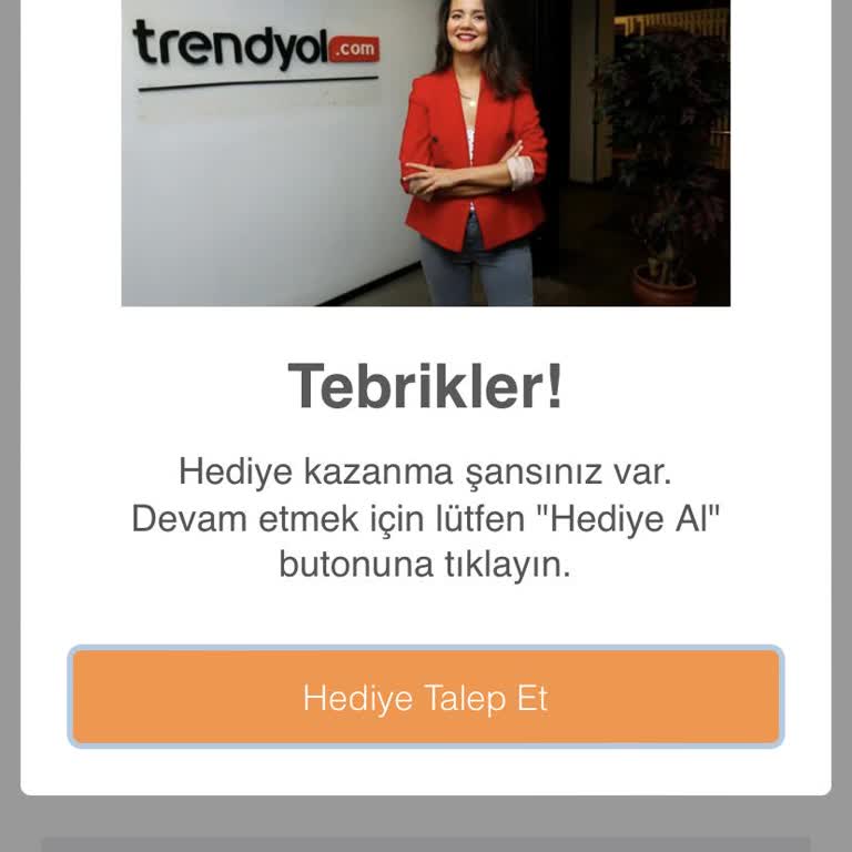 Trendyol Sahte Mesaj Linki