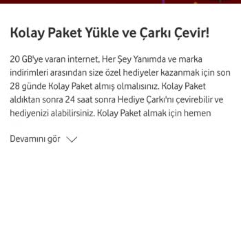 Vodafone Hediye Çarkı Çeviremiyorum