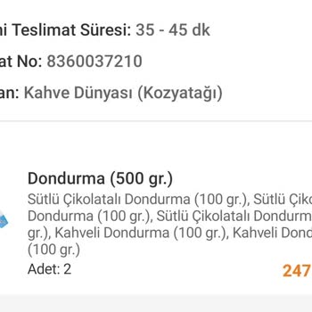 Kahve Dünyası'nda Beklenen Dondurma Hayal Kırıklığı
