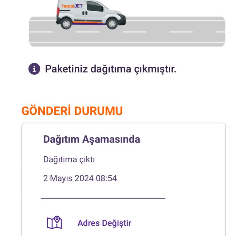 Hepsijet Siparişimi 1 Haftadır Bekletiyor.