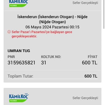 Kamil Koç Güzergahını Para Karşılığı Değiştiriyor