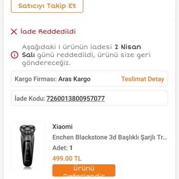 Trendyol Müşteri Memnuniyetsizliği Ve Kullanıcıyı Mağdur Bırakmak