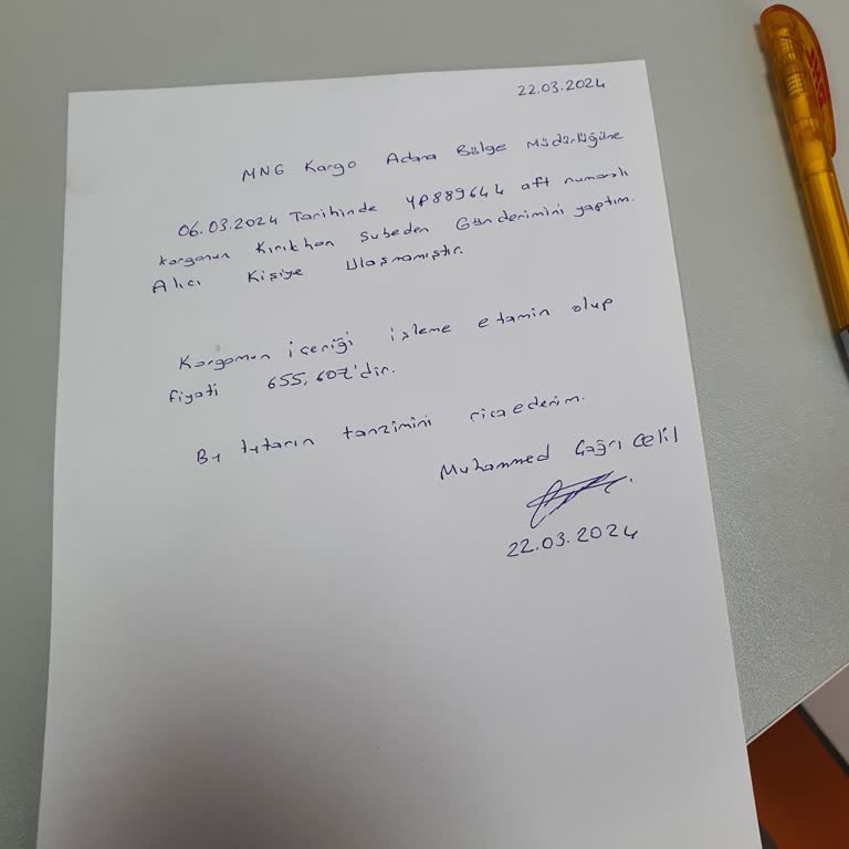 MNG Kargom Kayıp Ve Sonuç Yok
