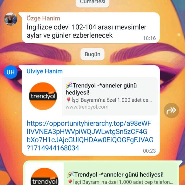 Trendyol Anneler Günü Hediye Çekilişi