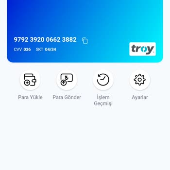 Paycell Sanal Kart Hesabım