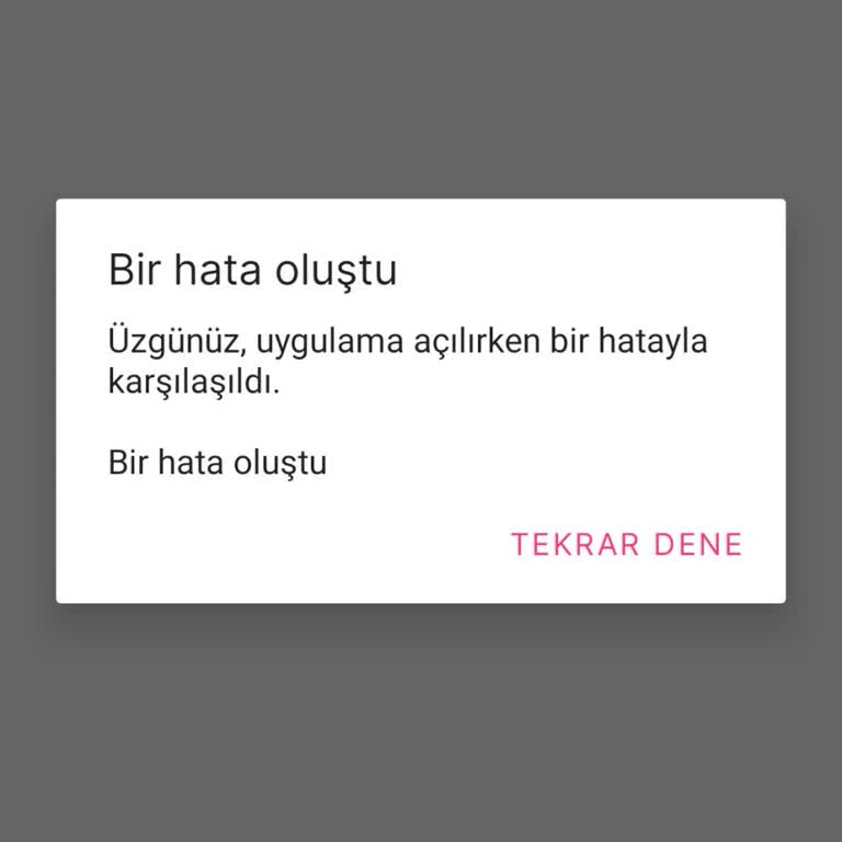 Gardrops Uygulaması Uygulama Hatası Veriyor Ve Açılmıyor