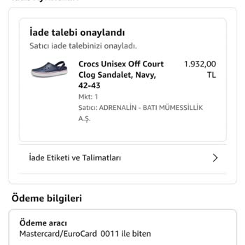 Amazon Ücret İadesi Yapmıyor, Kendi Hatasını Müşteriye Yüklüyor.