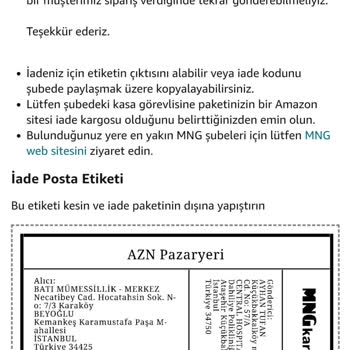 Amazon Ücret İadesi Yapmıyor, Kendi Hatasını Müşteriye Yüklüyor.