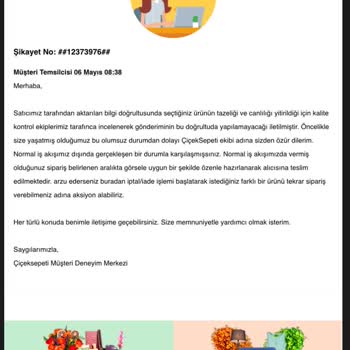 Çiçek Sepeti Beni Mağdur Ediyor Ve Çözüme Ulaştıran Yok