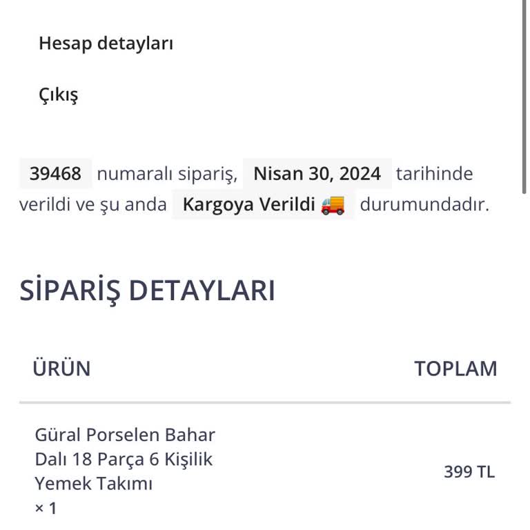 Çeyiz Trend Kargomun Ulaşması Ve Destek