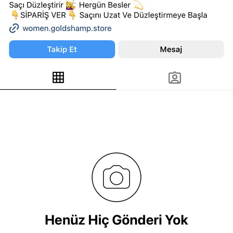 Gold-shamp DM Üzerinden Yazdığımda Beni Engellediler!