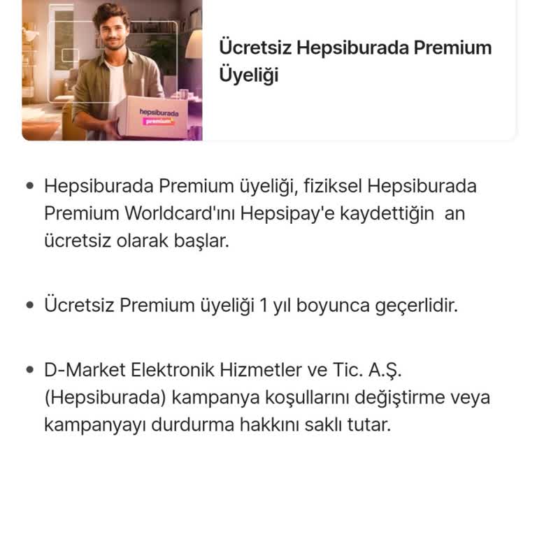 Hepsiburada Worldcard Aldım Ama Pişman Oldum.
