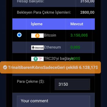 Harikatrade Global Paramı Alamıyorum!