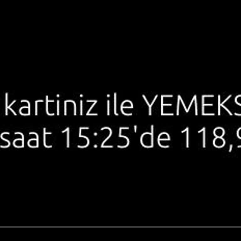 Yemek Sepeti Para İadem Gelmiyor!