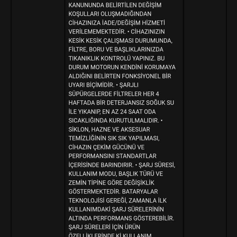 Dyson V10 Durma Kırmızı Işık Arıza