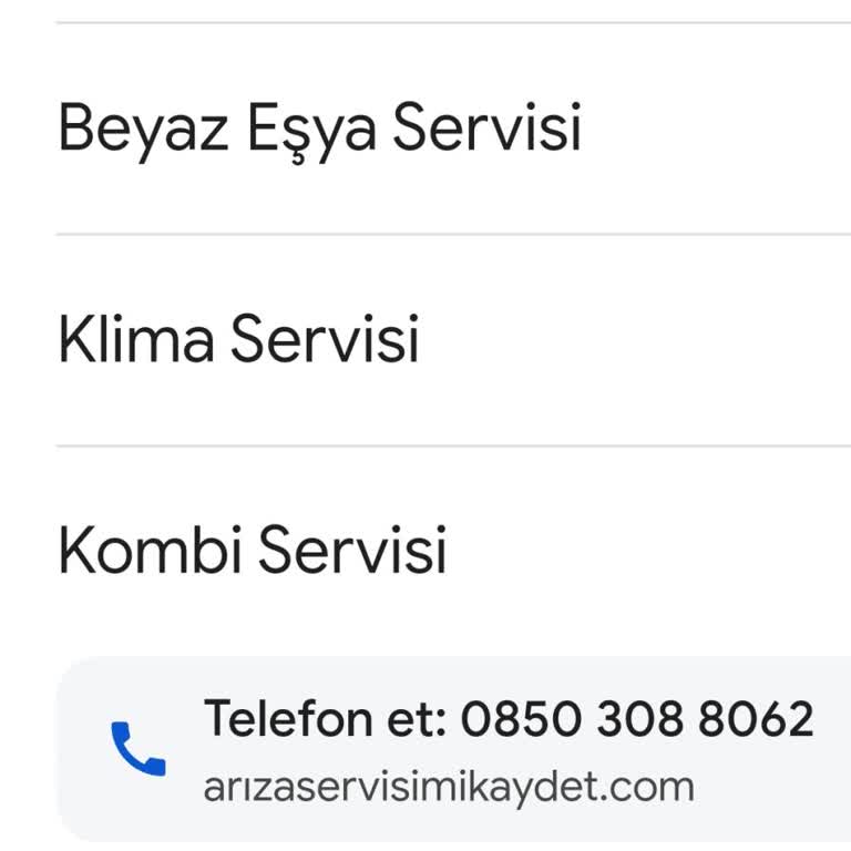 Teknik Servis (0850 308 80 62) Şikayetçiyim