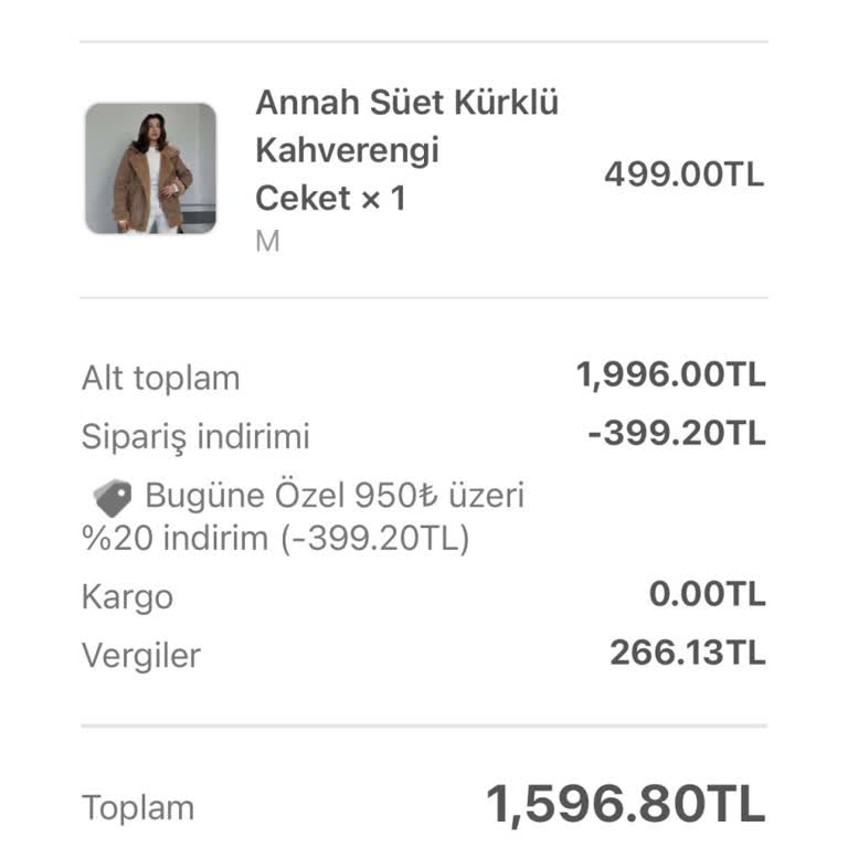 Aspanda Butik Ürün Ödemesi Sonrası Yaşanan Mağduriyet