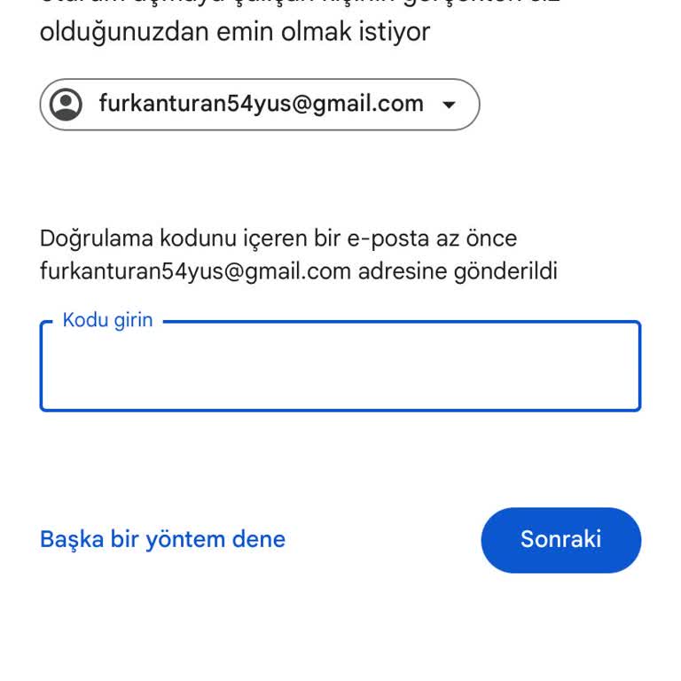 Gmail Şifre Kurtarma Ve 2 Adımlı Doğrulama Engeli