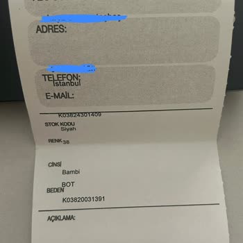 Bambi Ayakkabı İade Alınmaması Mağduriyeti