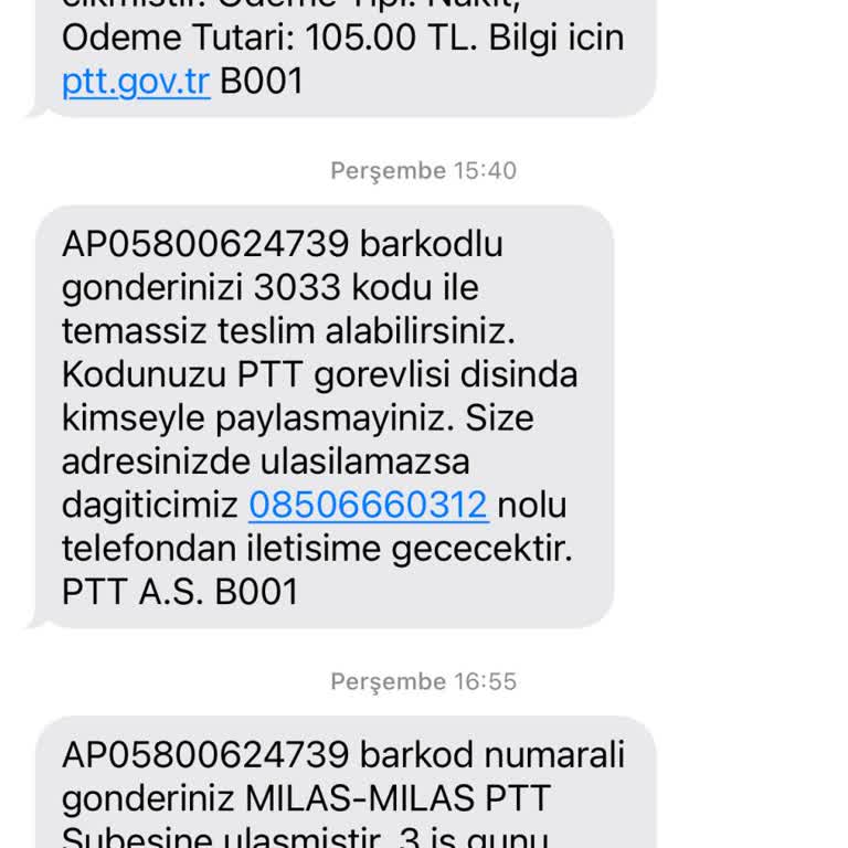 PTT Kargo Vaktinden Önce Kargomu Geri Gönderdi