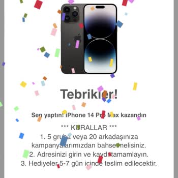 Trendyol Anneler Günü I-phone Çekilişi